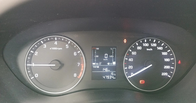 Hyundai i20 cena 37900 przebieg: 47000, rok produkcji 2017 z Dzierżoniów małe 379